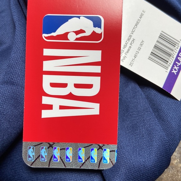 NBA Seventy-Sixers sz XXL hoodie nwt - Picture 7 of 9